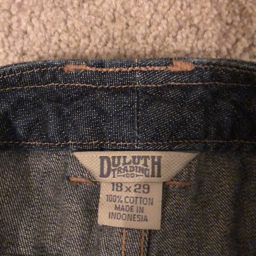 Duluth Trading Company Women’s wide leg jeans - Picture 5 of 9